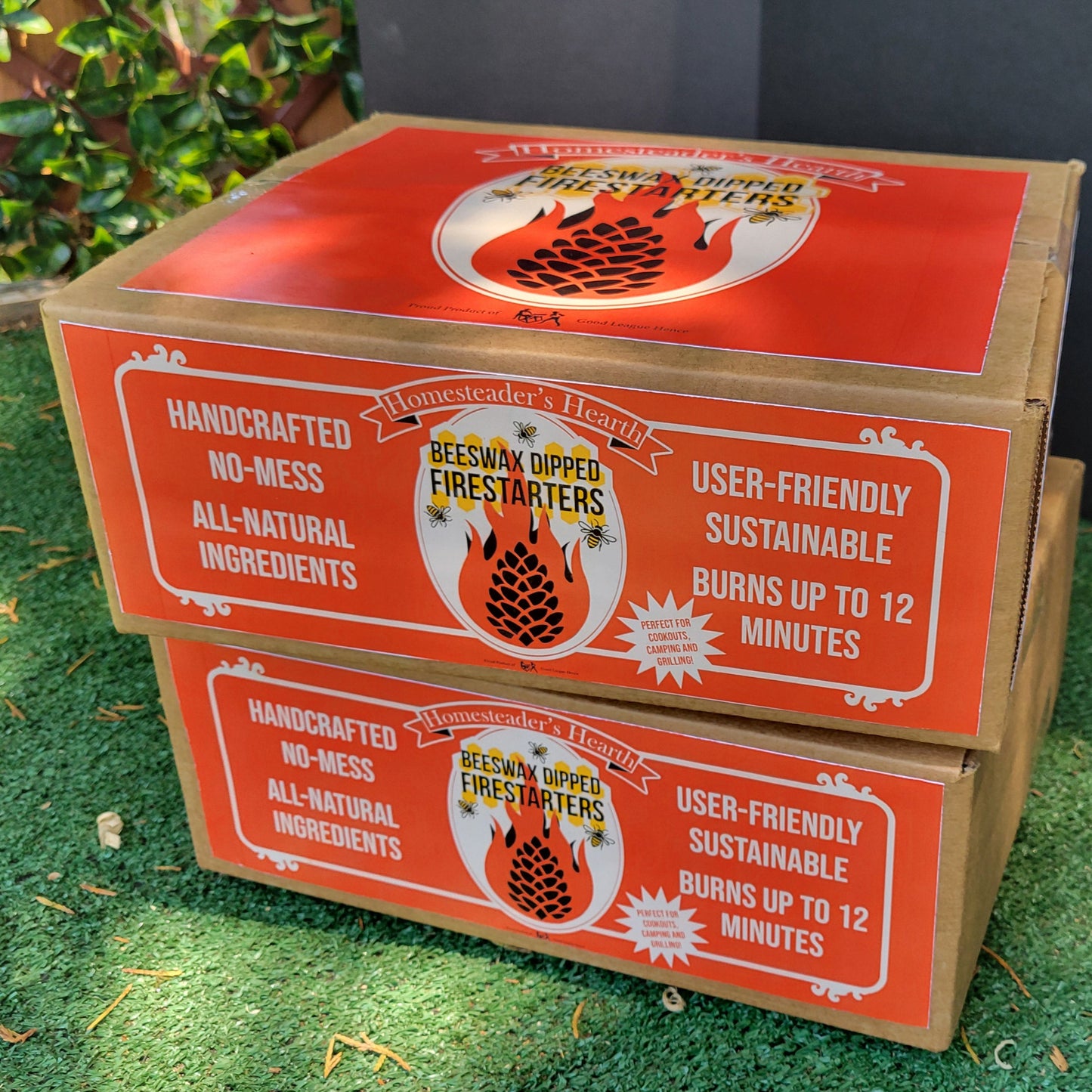 Beeswax Dipped Pinecone Firestarter | 12 pack