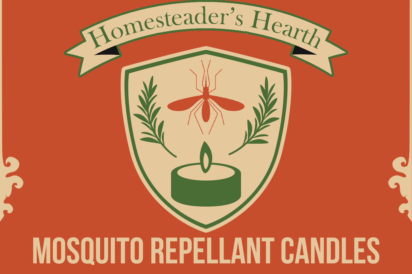 Homesteader Hearth Mosquito Repellant Candles, 12ct