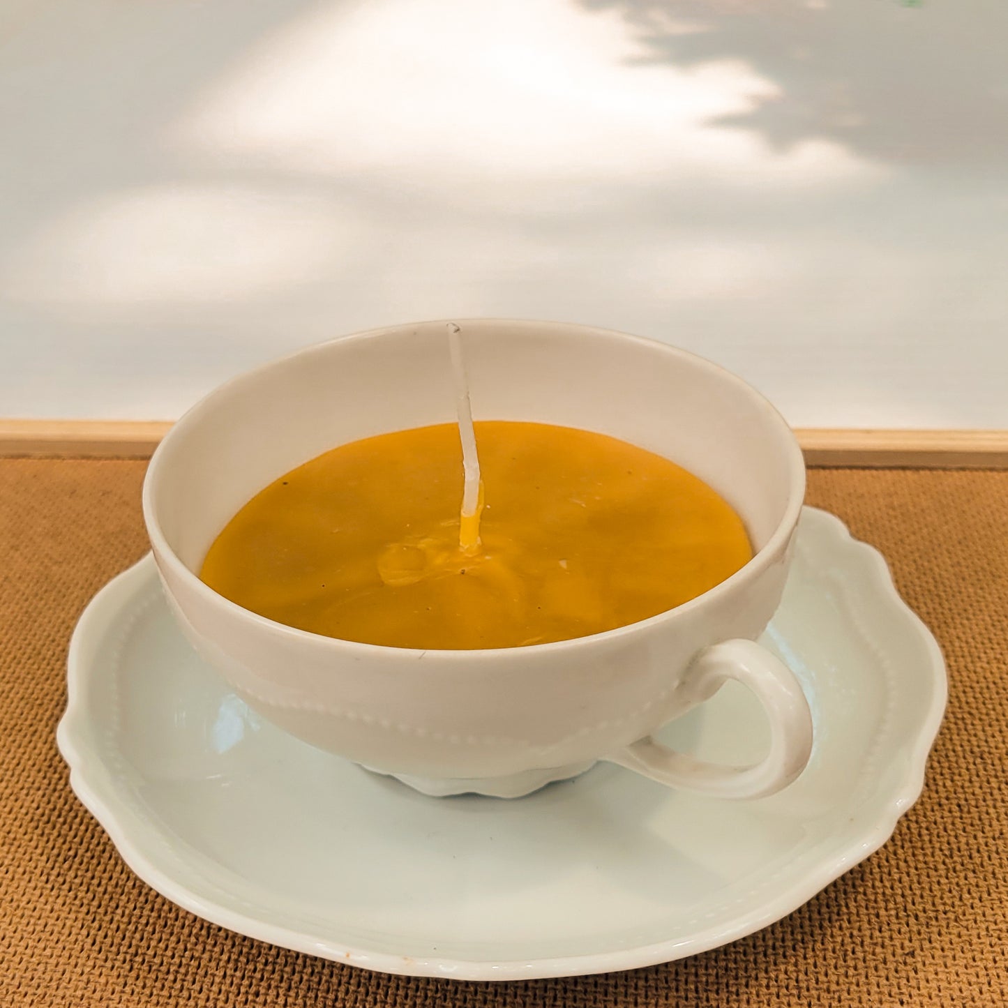 Beeswax Teacup Candle (6oz)