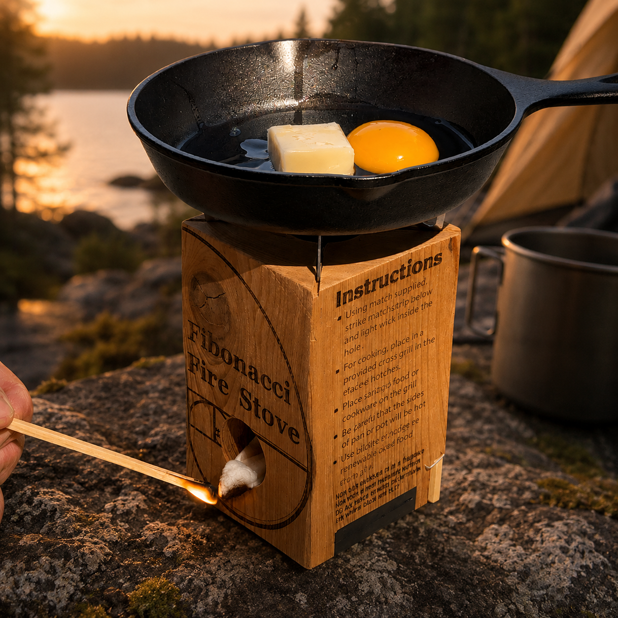 Fibonacci Fire Stove