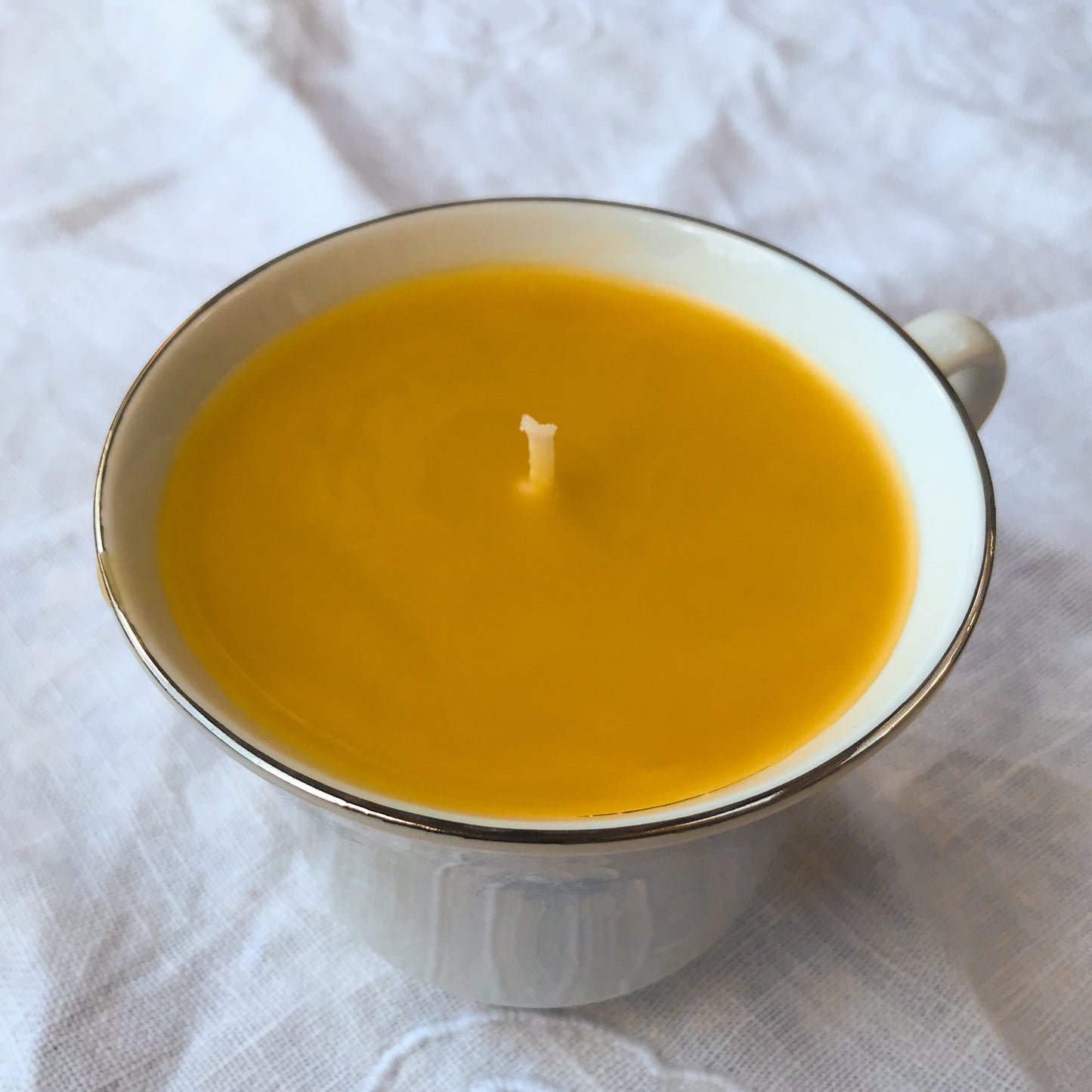 Beeswax Teacup Candle (6oz)