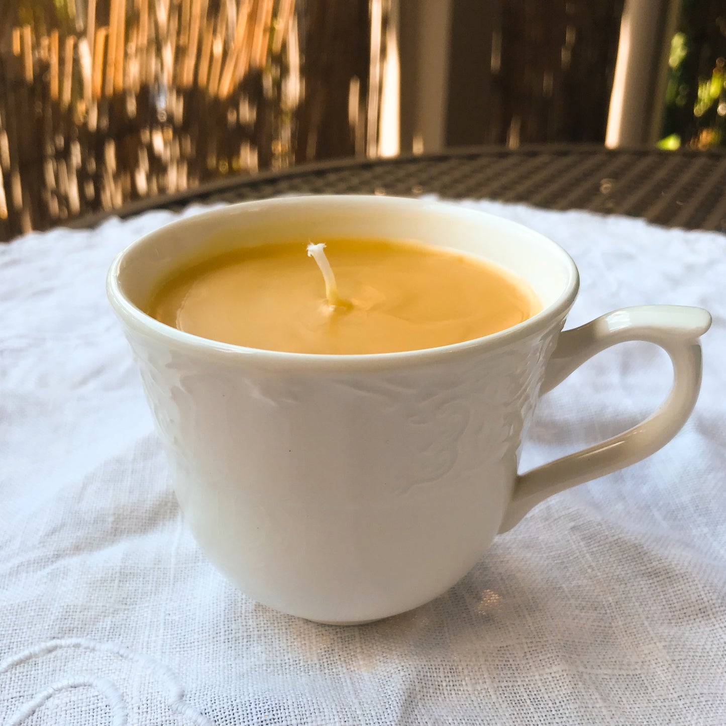 Beeswax Teacup Candle (6oz)