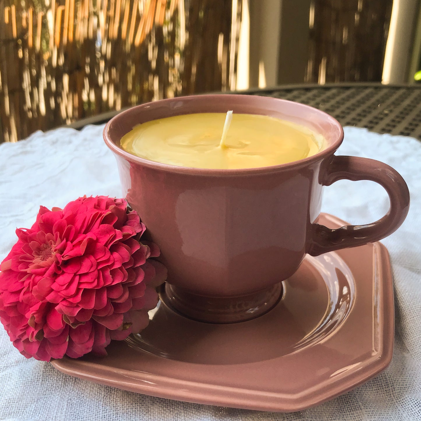 Beeswax Teacup Candle (6oz)
