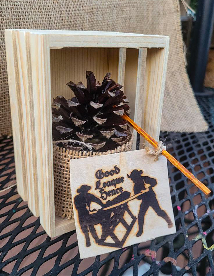 Single Count Beeswax-Dipped Pinecone Firestarter