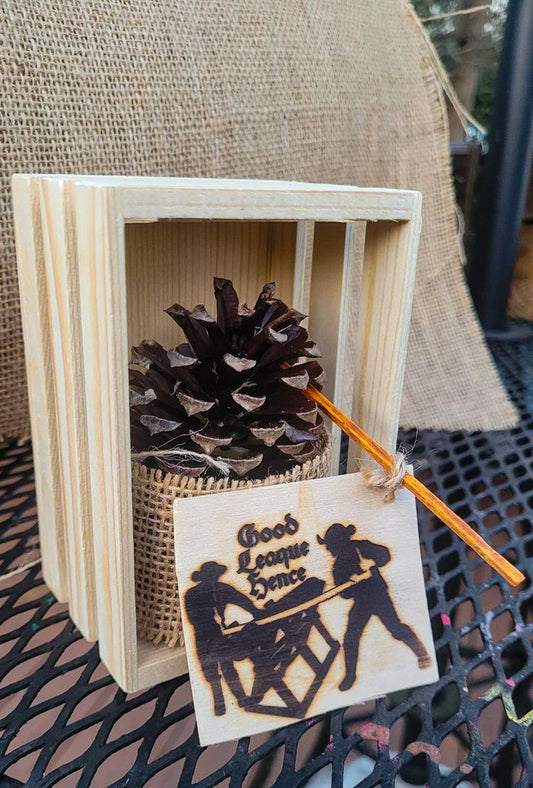 Single Count Pinecone Dipped Beeswax Firestarter
